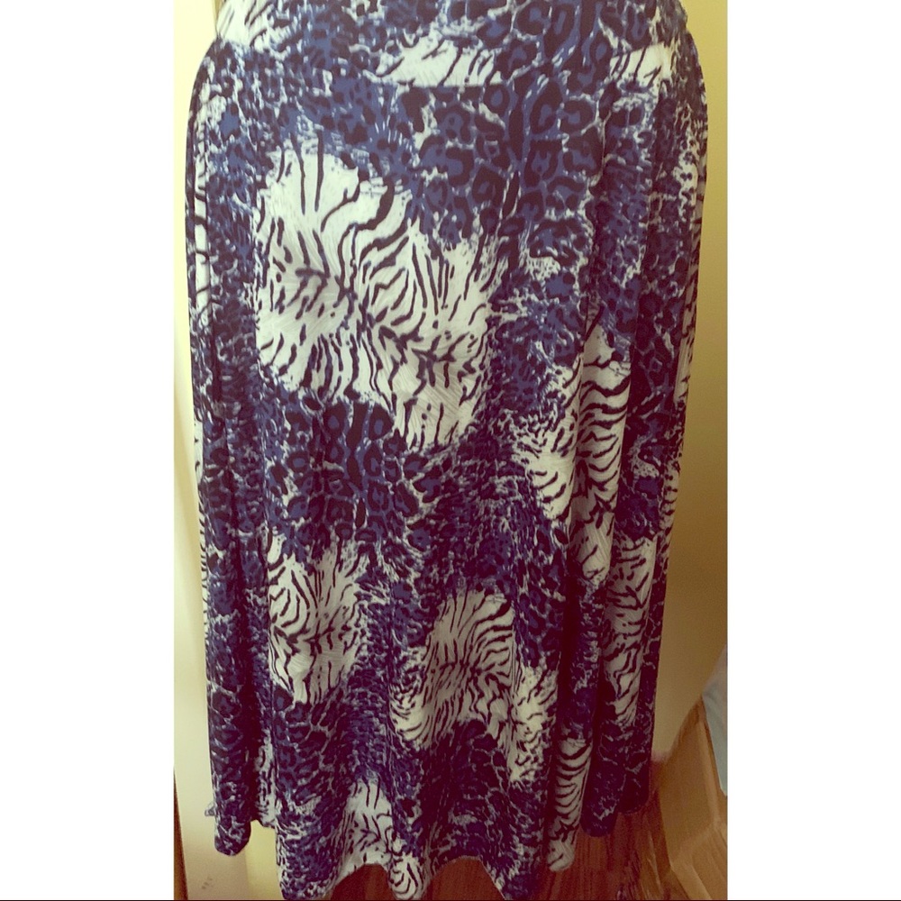 Floral Plus Size Skirt, 1X